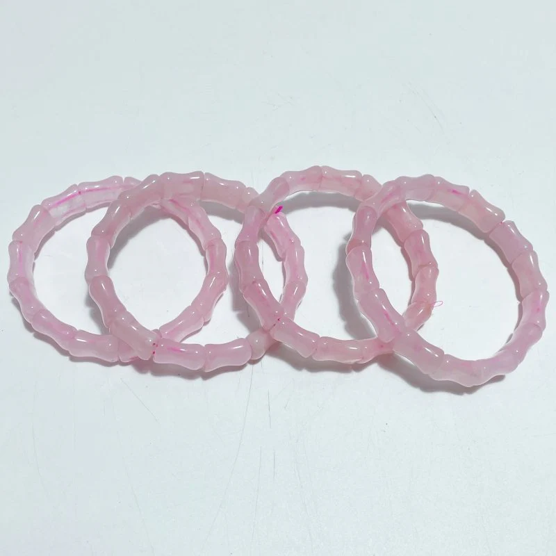 Beautiful 0.67in Rose Quartz Bracelet Wholesale - Image 2