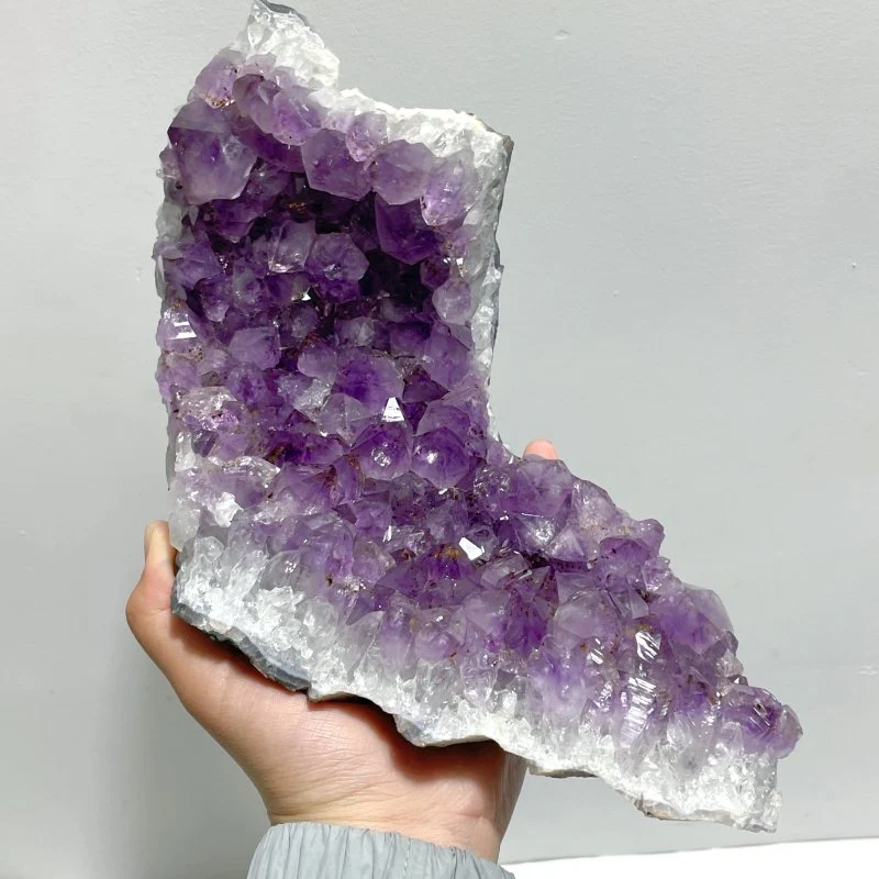4 Pieces Beautiful Large Amethyst Cluster Specimen - Image 3