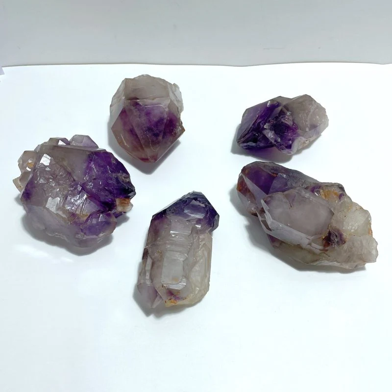 5 Pieces Beautiful Amethyst Specimen Crystal