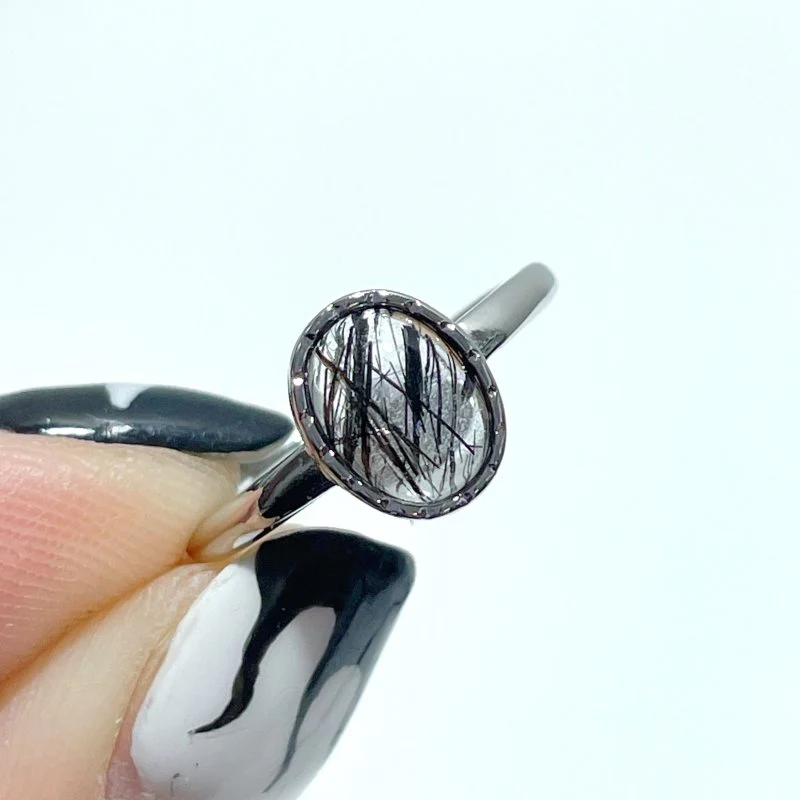 Beautiful Black Tourmaline Ring Crystal Wholesale - Image 3