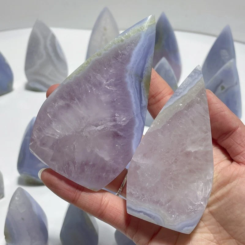 20 Pieces Beautiful Blue Chalcedony Arrow Head Shape - Image 7