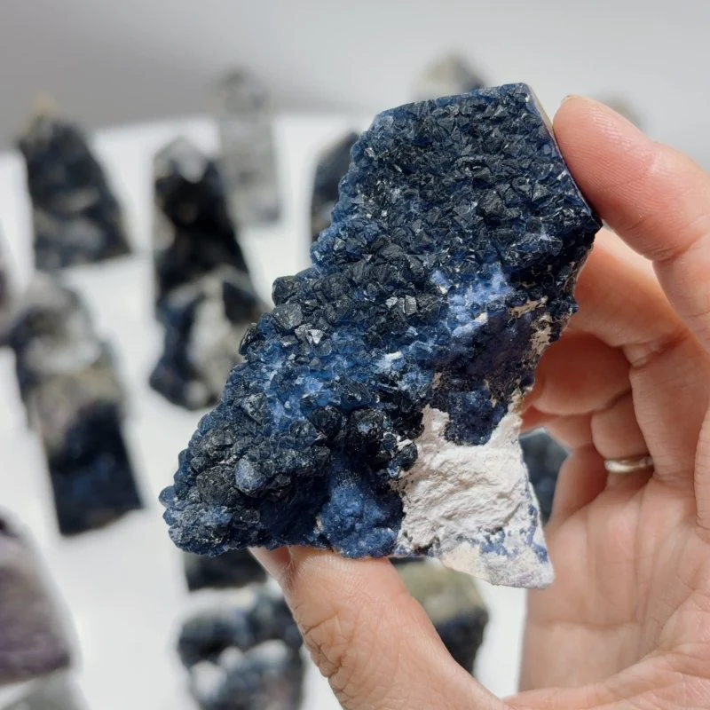 29 Pieces Beautiful Blue Fluorite Raw Tower Specimen Stone - Image 3