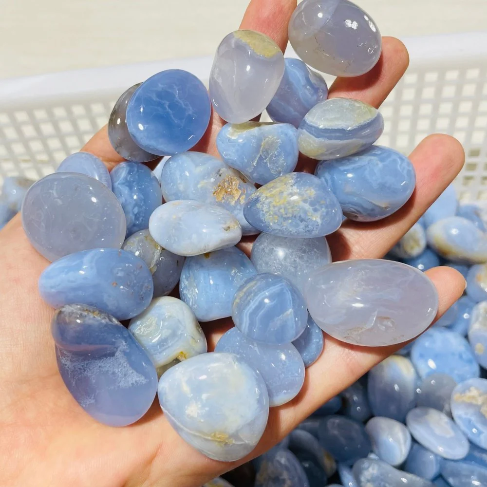5.12kg Blue Lace Agate Tumbled - Image 6