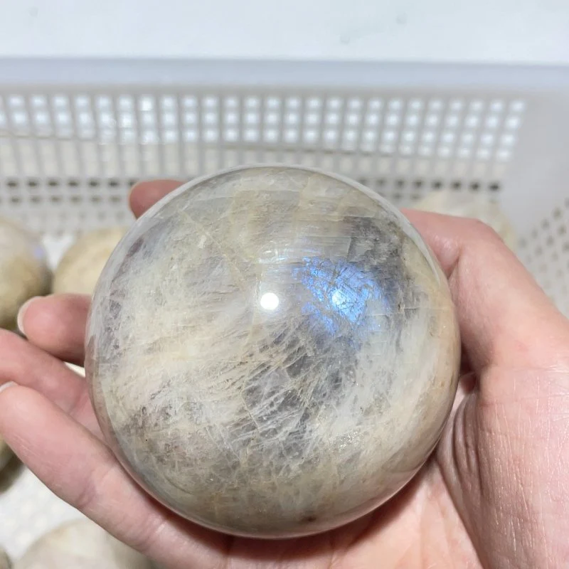 14 Pieces Beautiful Blue Moonstone Spheres - Image 5