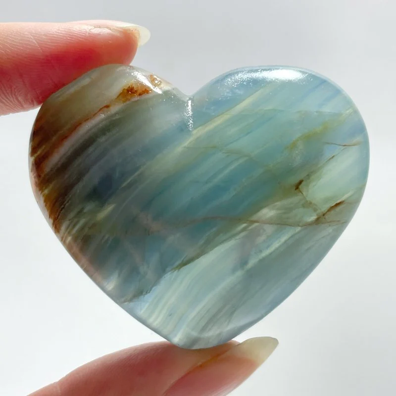 Beautiful Blue Onyx Heart Wholesale - Image 5