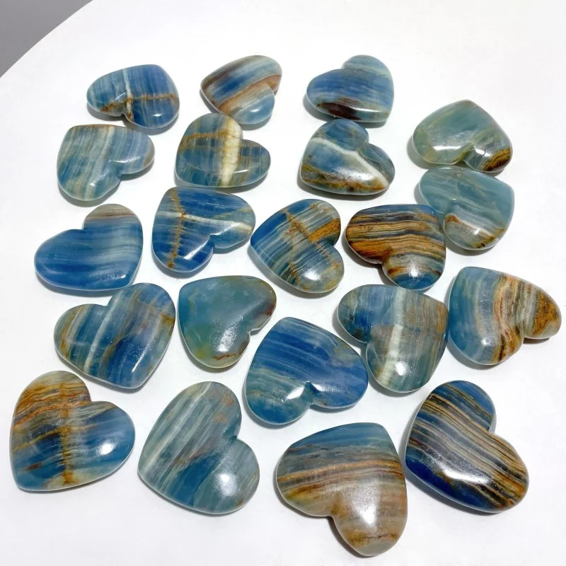 Beautiful Blue Onyx Heart Wholesale - Image 6
