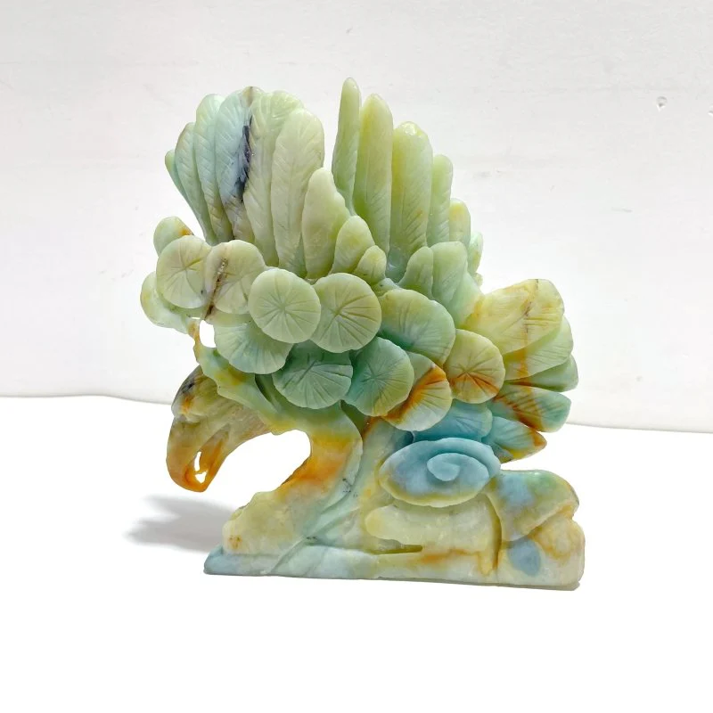 Beautiful Caribbean Calcite Eagle Carving - Image 3