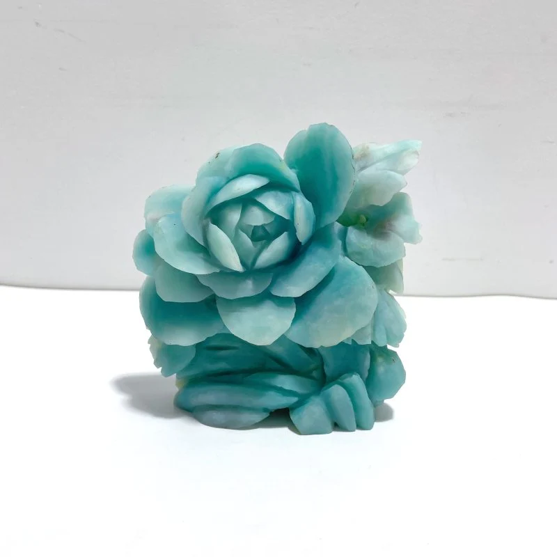 Beautiful Caribbean Calcite Large Flower Carving