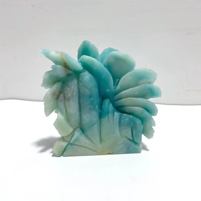 Beautiful Caribbean Calcite Large Flower Carving - Image 5