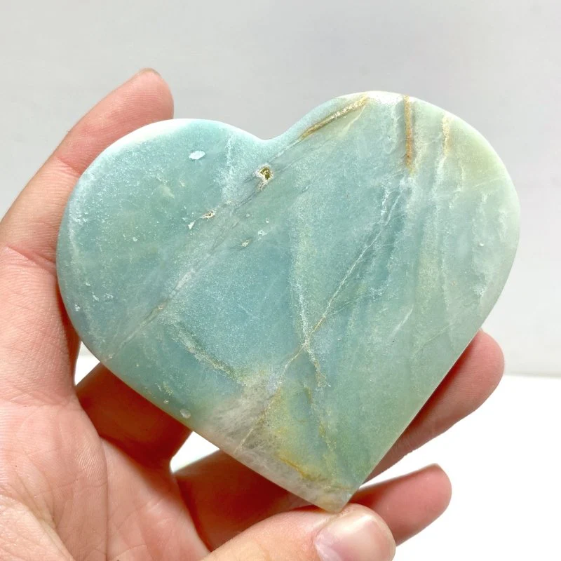 Beautiful Caribbean Calcite Heart Wholesale - Image 3