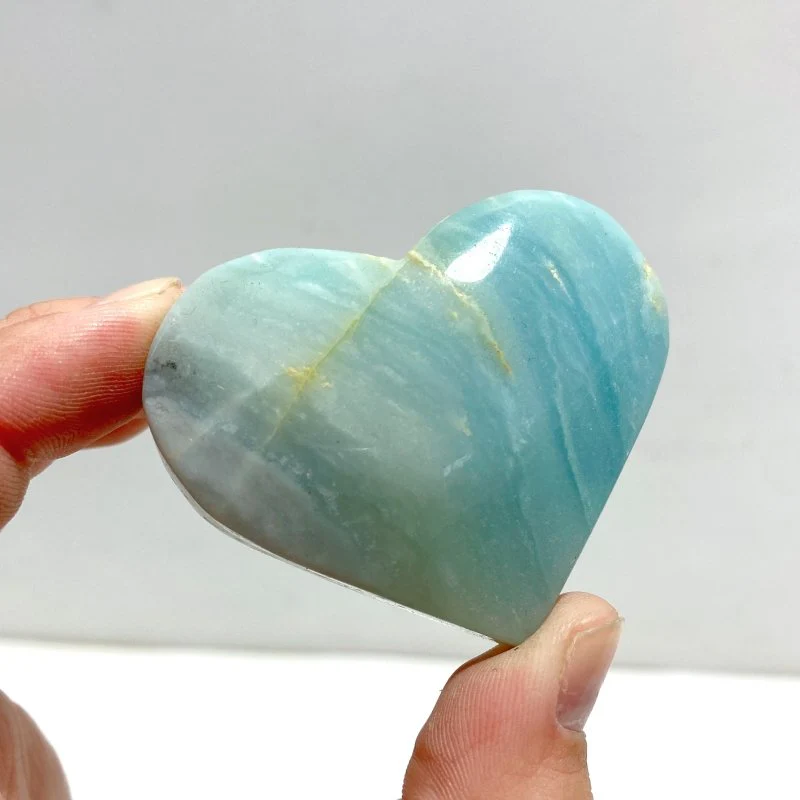 Beautiful Caribbean Calcite Heart Wholesale - Image 4