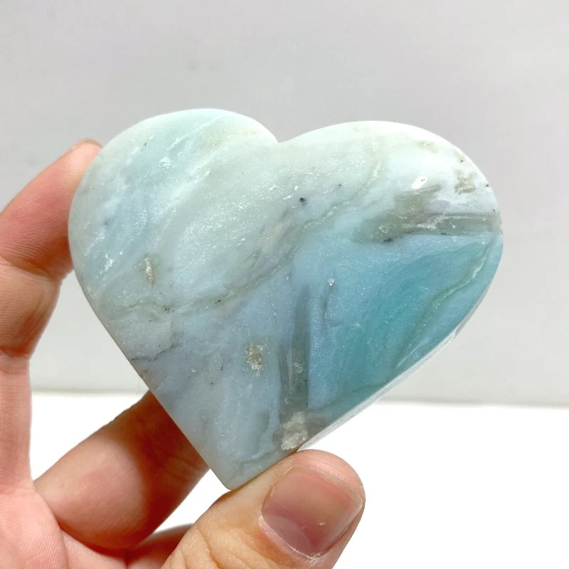 Beautiful Caribbean Calcite Heart Wholesale - Image 6