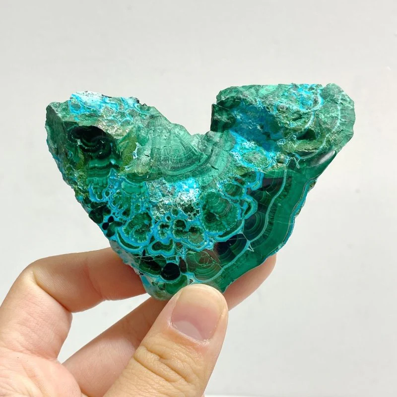 8 Pieces Beautiful Chrysocolla Mixed Malachite Slab High Quality Specimen - Image 5