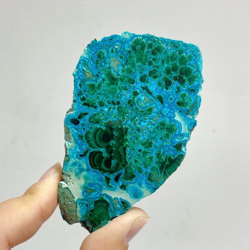 8 Pieces Beautiful Chrysocolla Mixed Malachite Slab High Quality Specimen - Image 6