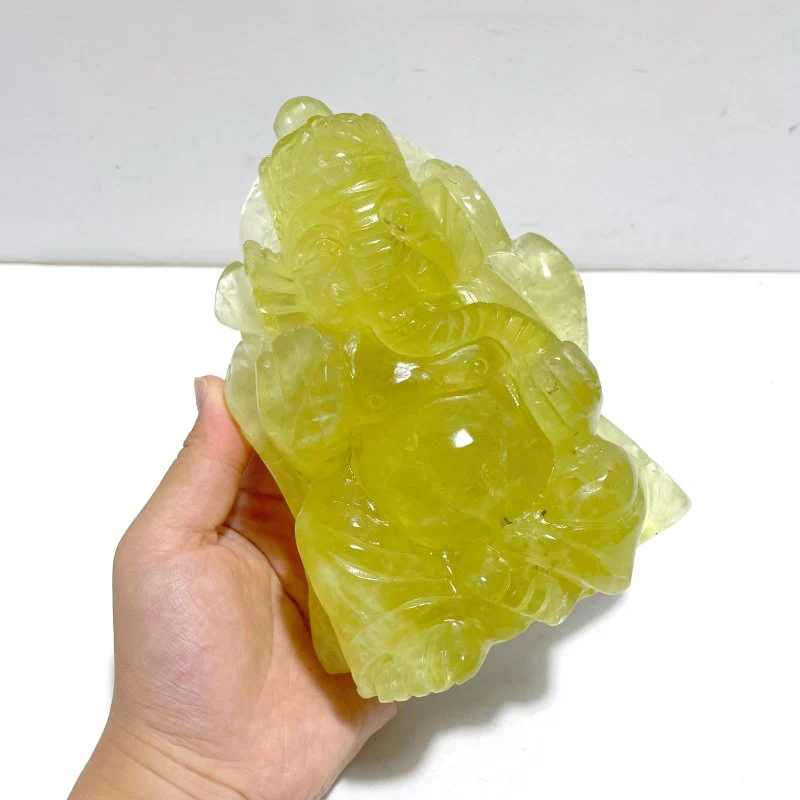 Beautiful Citrine Ganesha Carving - Image 3