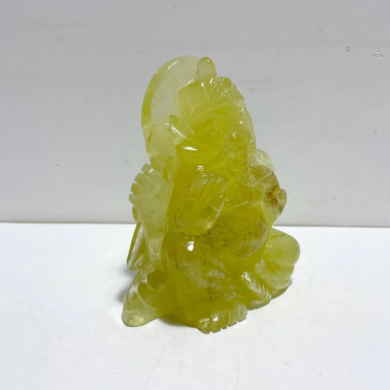 Beautiful Citrine Ganesha Carving - Image 2