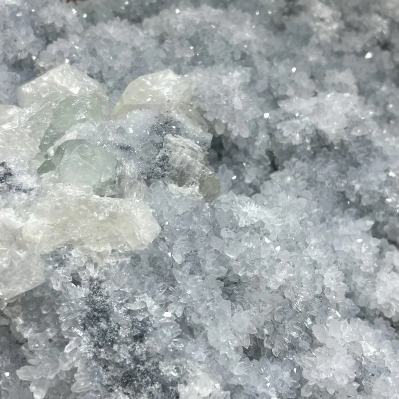 Beautiful Clear Quartz Mixed Apophyllite Mineral Specimen - Image 4