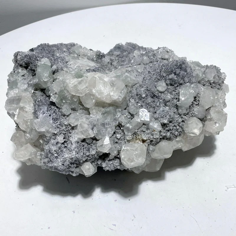 Beautiful Clear Quartz Mixed Apophyllite Mineral Specimen - Image 6