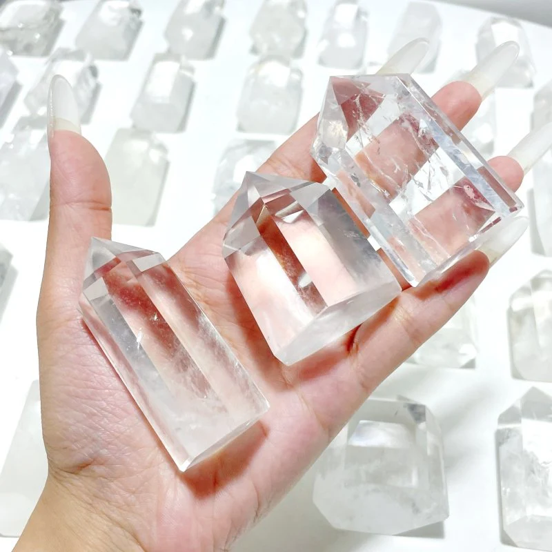 51 Pieces Fat Clear Quartz Tower