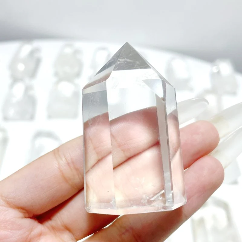 51 Pieces Fat Clear Quartz Tower - Image 6