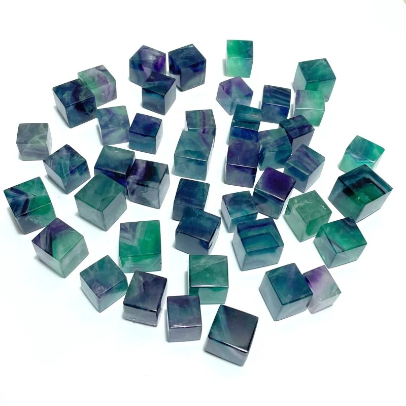 43 Pieces Beautiful Fluorite Cube - Image 2