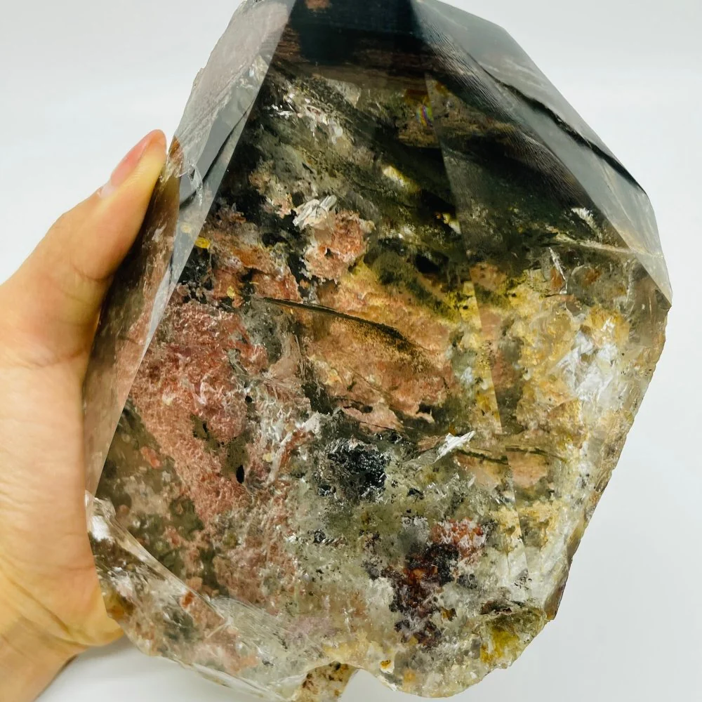 Rare Garden Quartz With Enhydro Moving Bubble High Grade Crystal For Collection - Image 2