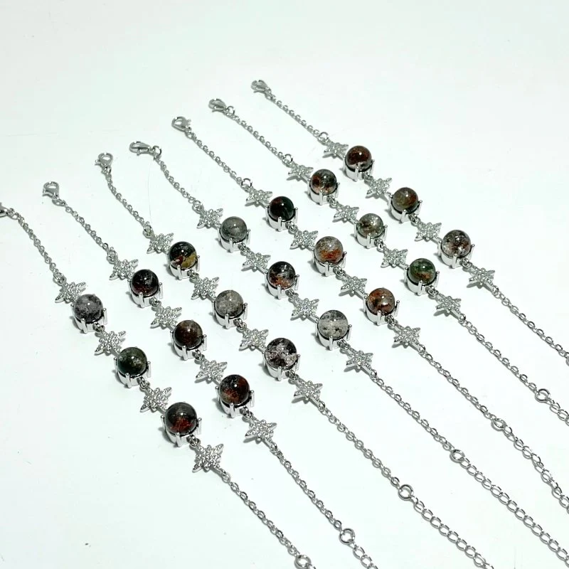 Beautiful Garden Quartz Sphere Bracelets Wholesale - Image 3
