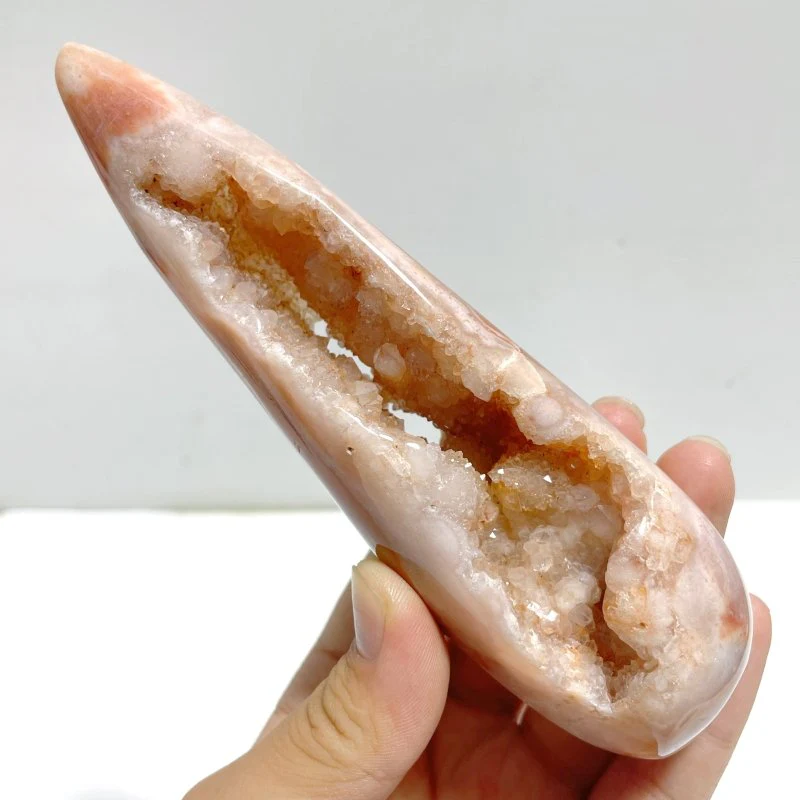 18 Pieces Beautiful Geode Druzy Carnelian - Image 4