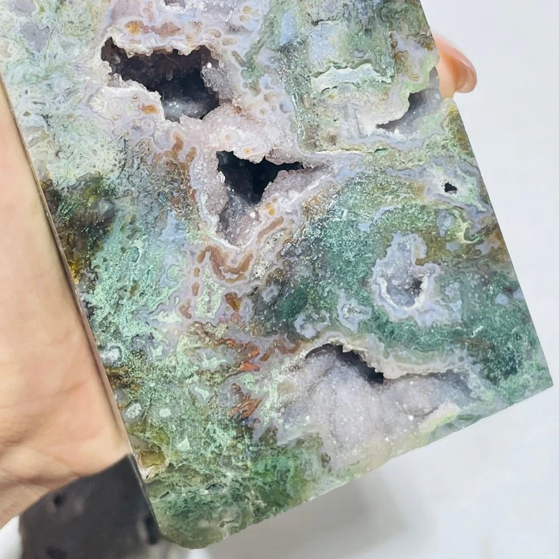 6 Pieces Beautiful Geode Druzy Ocean Jasper Large Tower - Image 8