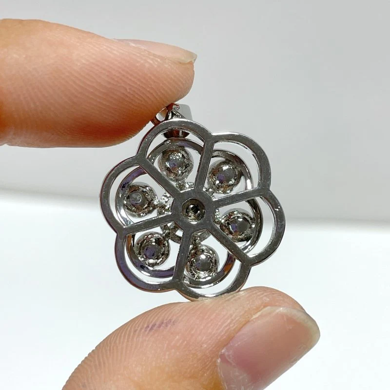 Beautiful Golden Rutile Quartz Rotatable Pendant Wholesale - Image 4