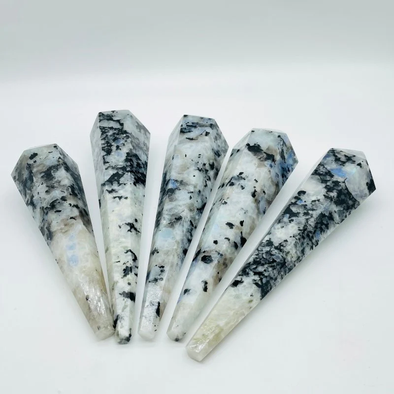 Beautiful India Moonstone Large Point Magic Wand Scepter Wholesale