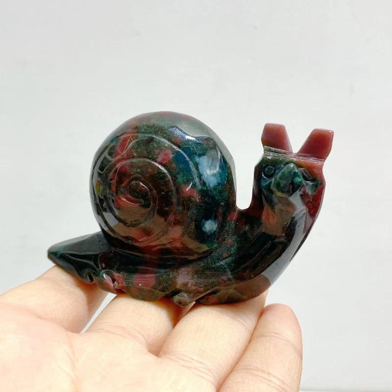 Beautiful Large Ocean Jasper Snails Carving Wholesale - Image 4