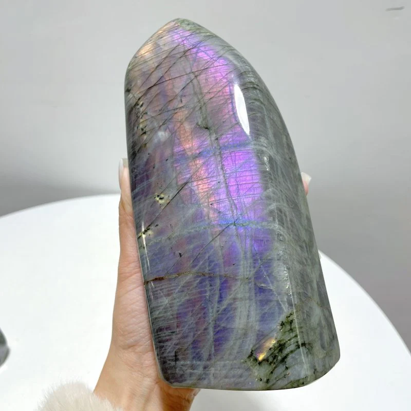 8 Pieces Beautiful Large Purple Labradorite Free Form - Image 3