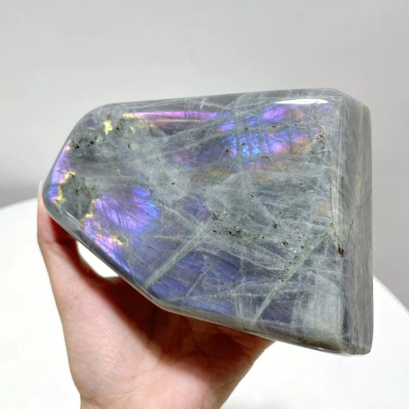 8 Pieces Beautiful Large Purple Labradorite Free Form - Image 4