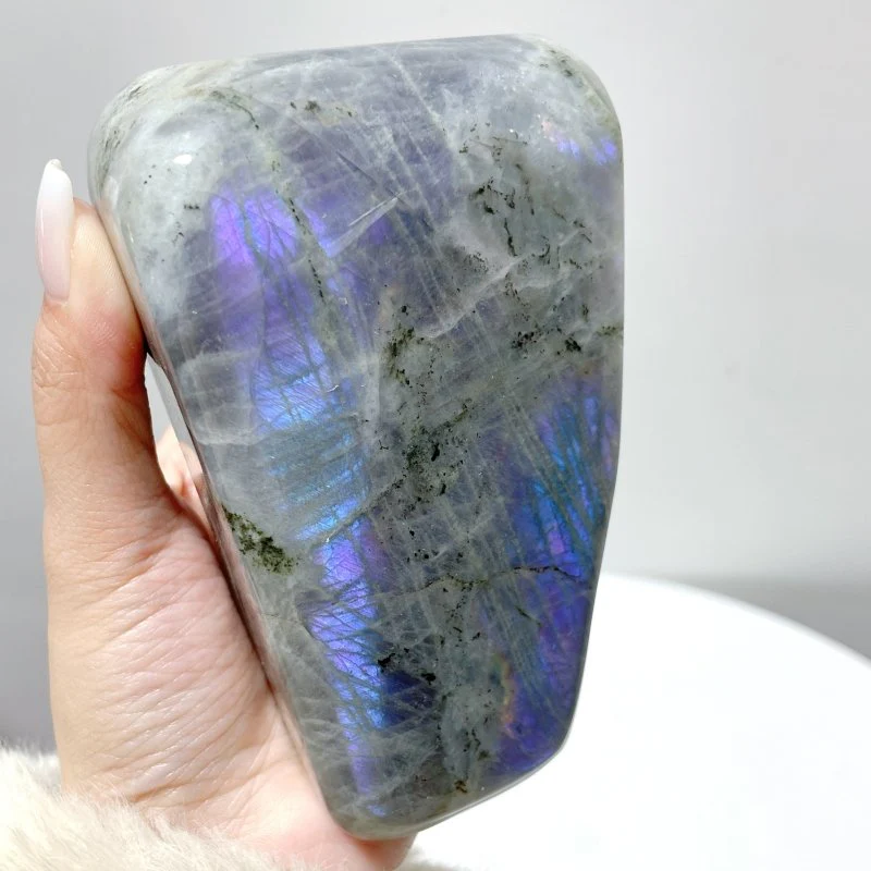 8 Pieces Beautiful Large Purple Labradorite Free Form - Image 5