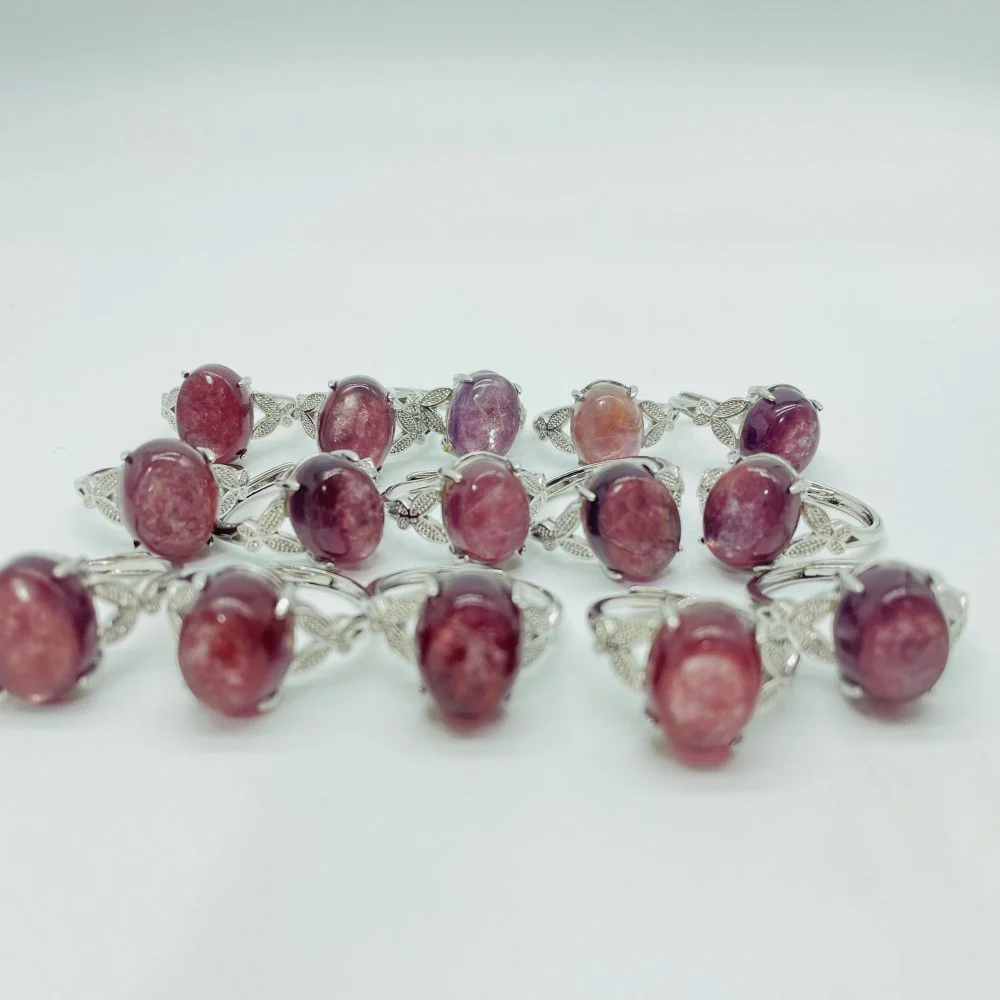 Beautiful Lepidolite Ring Crystal Wholesale - Image 2