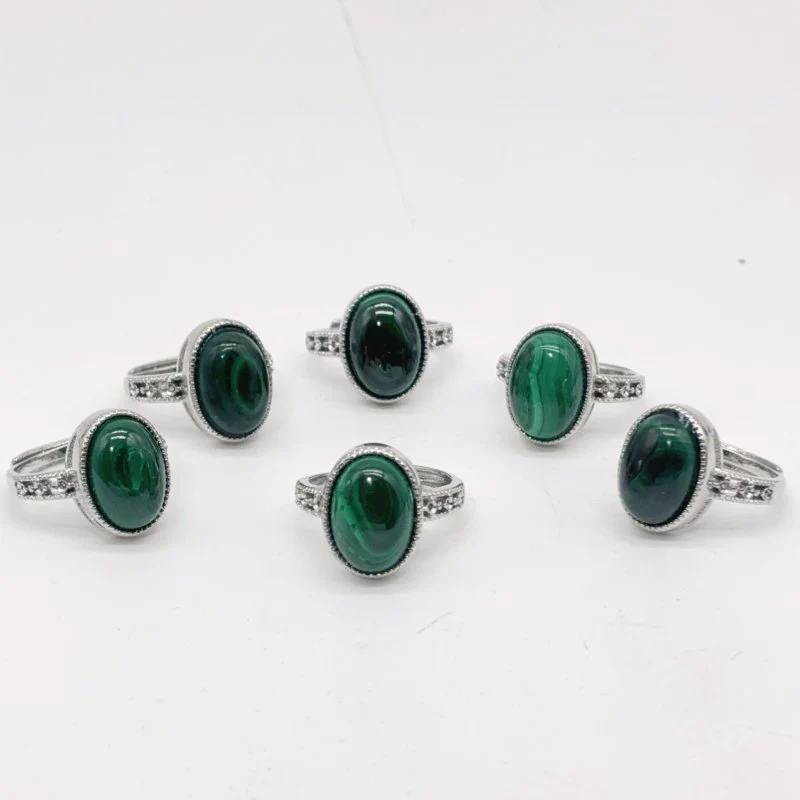 Natural Malachite Ring Crystal Wholesale - Image 3