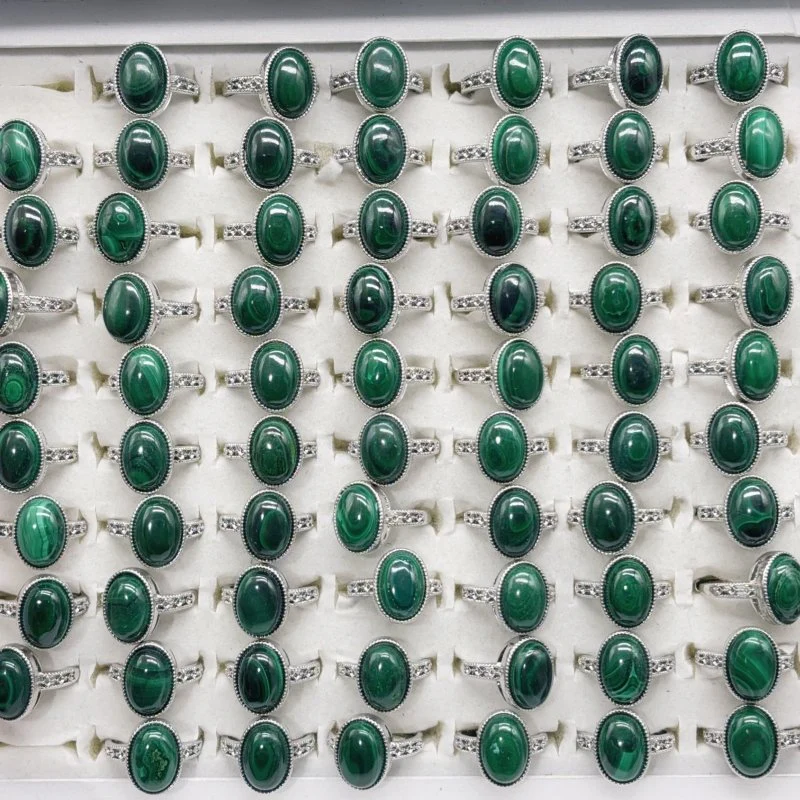 Natural Malachite Ring Crystal Wholesale - Image 5