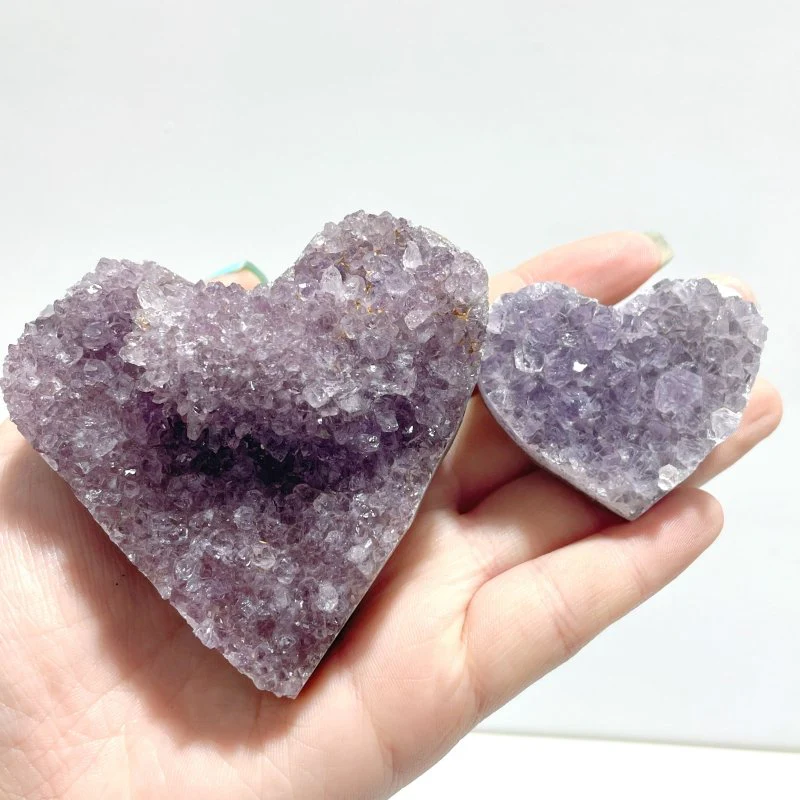 29 Pieces Beautiful Amethyst Cluster Heart - Image 11