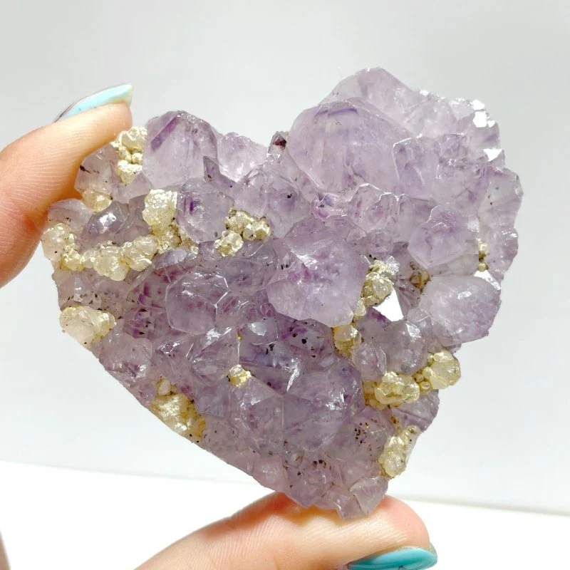 29 Pieces Beautiful Amethyst Cluster Heart - Image 5