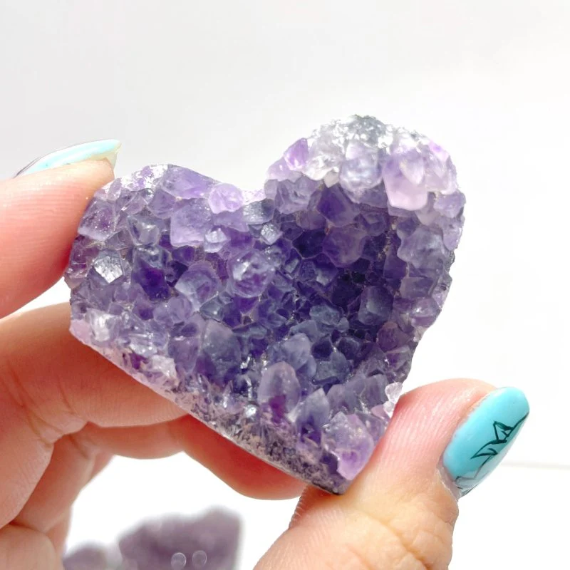 29 Pieces Beautiful Amethyst Cluster Heart - Image 7
