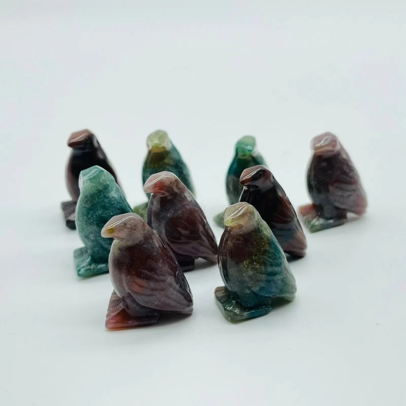 Beautiful Mini Bird Carving Rose Quartz Caribbean Calcite Wholesale - Image 2