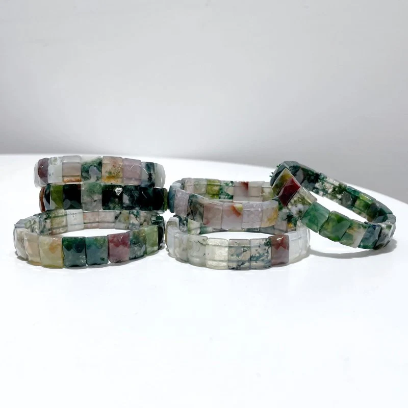 Beautiful Moss Agate Bracelet Wholesale - Image 3