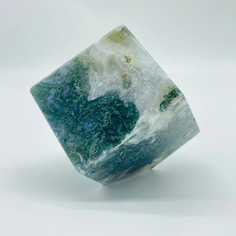 Beautiful Moss Agate Cube Wholesale - Image 5