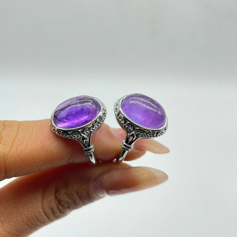 Beautiful Natural Amethyst Ring Wholesale - Image 2