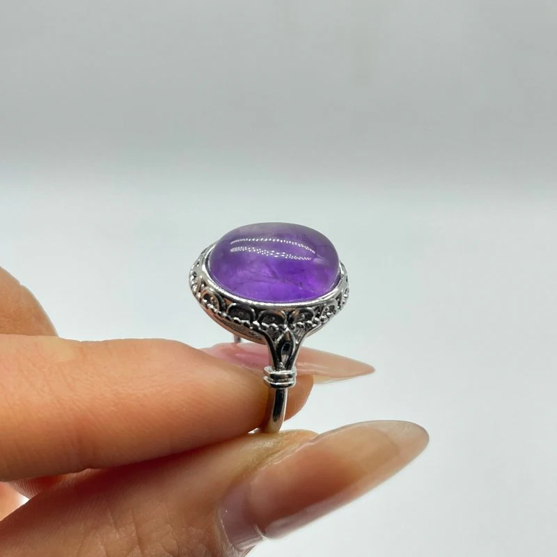 Beautiful Natural Amethyst Ring Wholesale - Image 3