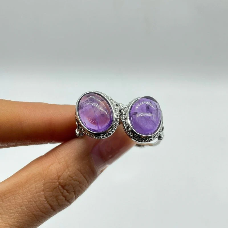 Beautiful Natural Amethyst Ring Wholesale - Image 4