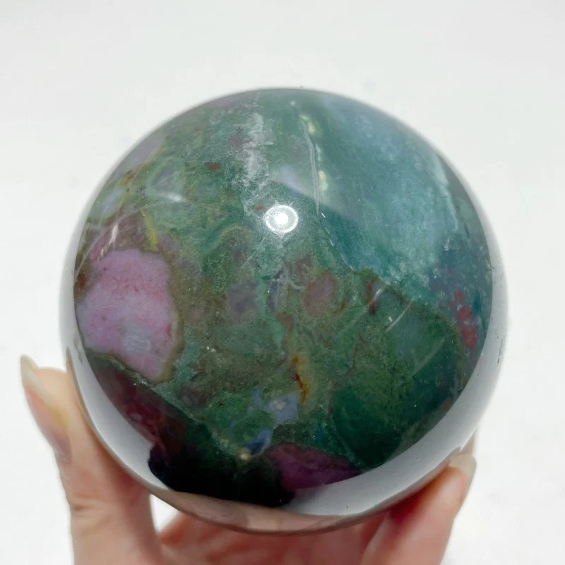 13 Pieces Beautiful Ocean Jasper Spheres - Image 2