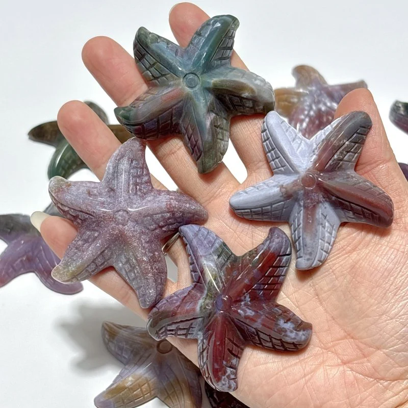 Beautiful Ocean Jasper Starfish Wholesale - Image 2