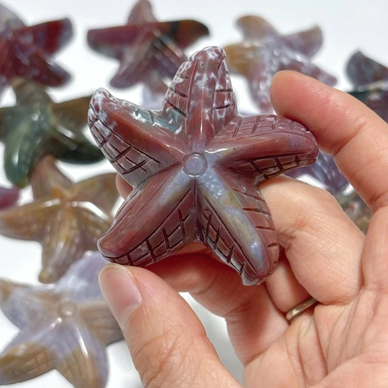 Beautiful Ocean Jasper Starfish Wholesale - Image 4